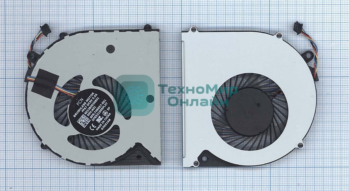 Вентилятор (кулер) для ноутбука HP 248 G1 340 G1 340 G2 345 G2 350 G1 350 G2 355 G1 355 G2