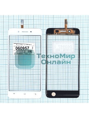 Сенсорное стекло (тачскрин) для Vivo Y53 (Y53i), белое