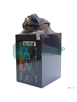 Блок питания Ginzzu SA400, 400Вт, 80мм, черный