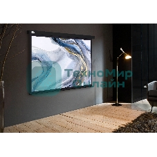 Экран Cactus 180x180см Wallscreen CS-PSW-180X180-BK 1:1 настенно-потолочный рулонный черный