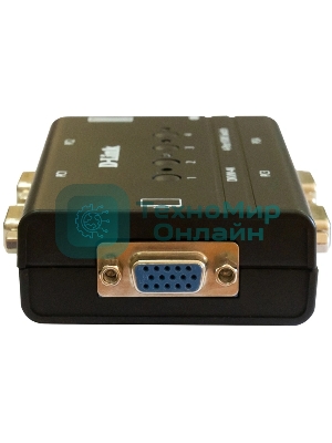 Переключатель KVM D-link DKVM-4K/B3A 4-портовый KVM-переключатель с портами VGA и PS/2