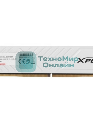 Оперативная память XPG Gammix D35, DDR4, 32GB, 3200MHz, CL16, UDIMM, с радиатором, белый