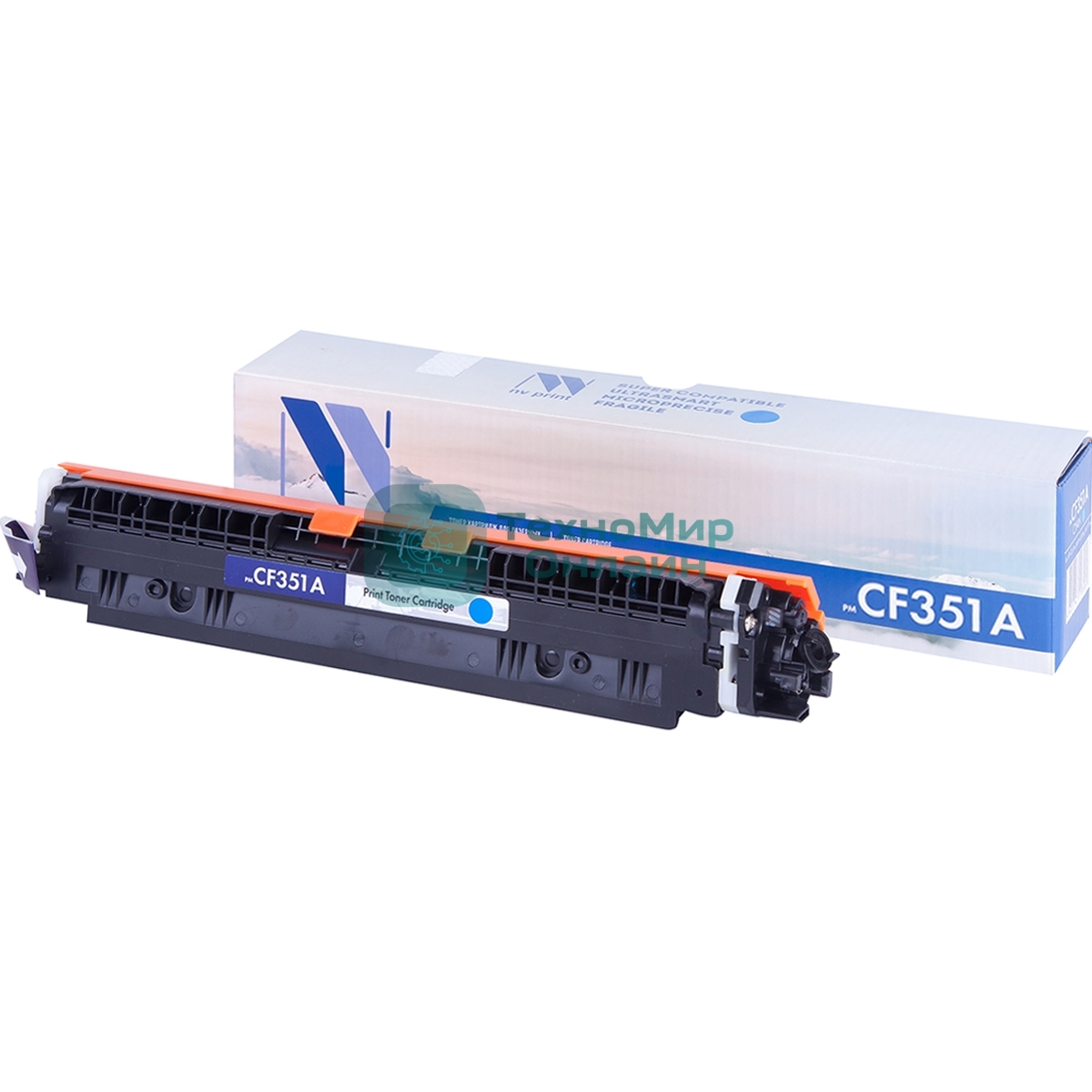 Картридж лазерный NVPrint совместимый для HP CLJ Pro MFP M176n/M177fw	CF351A Cyan (1000k)
