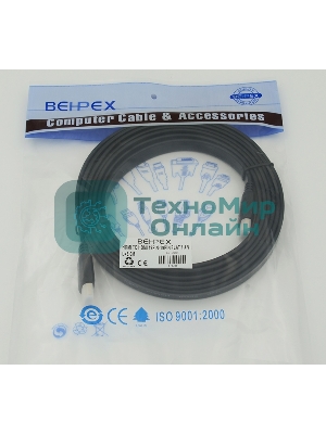 Кабель аудио-видео Behpex HDMI (m)/HDMI (m) 3м. черный