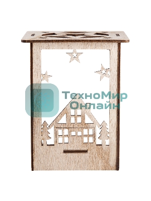 Деревянная фигурка Neon-night с подсветкой 