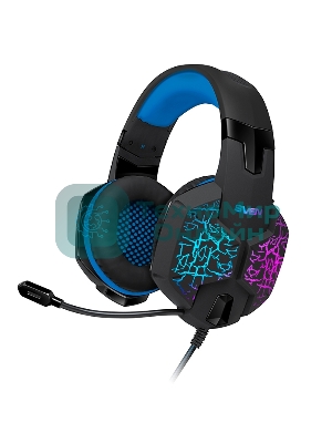 Гарнитура Sven AP-U980MV синий-чёрный, проводная, USB