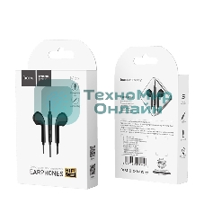 Проводные наушники Hoco M55 черный, внутриканальные, Jack 3.5 мм