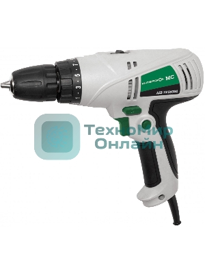 Дрель-шуруповерт ИНТЕРСКОЛ ДШ-10/260Э2, 260 Вт, 35 Нм, щеточный