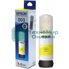 Чернила Epson C13T00V498 желтый (65 мл) для L11050, L1110, L1210, L3101, L3110, L3156, L3210, L3215, L3216, L3250, L3256, L3258, L3260, L3550, L3556, L5290