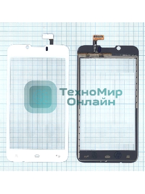 Сенсорное стекло (тачскрин) для Fly IQ441 Radiance, белое