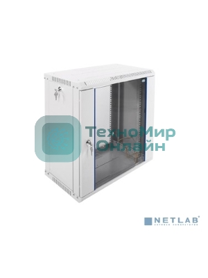 Шкаф телеком. настенный разборный 12U (600х350) дверь стекло (ШРН-Э-12.350) (1 коробка)