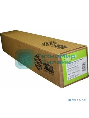 Бумага Cactus Eco CS-LFP80-420457E A2 420мм-45.7м/80г/м2/белый CIE155% (упак.:2рул)