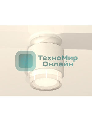 Светильник Ambrella Light XS7510045 SWH/FR/CL белый песок/белый матовый/прозрачный MR16 GU5.3 (N7925, C7510, N7160)