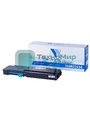 Картридж лазерный NVPrint совместимый NV-106R03534 Cyan для Xerox VersaLink C400/C405 (8000k)