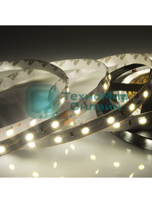 Лента светодиодная 24 В, 10 мм, IP23, SMD 5050, 60 LED/m, цвет свечения теплый белый (3000 К)