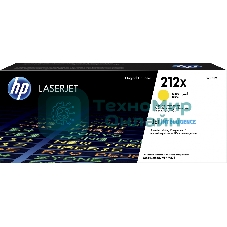 Картридж лазерный Cartridge HP 212X для CLJ Enterprise M554/M555/M578, желтый (10 000 стр.)