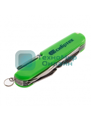 Нож многофункциональный Сибртех компактный размер, 15 функций, 90 мм