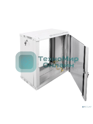 Шкаф телеком. настенный разборный 12U (600х350) дверь стекло (ШРН-Э-12.350) (1 коробка)