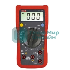 Цифровой мультиметр UNI-T UT132B Напряжение постоянного/переменного тока (600 В); постоянный ток (10А); Сопротивление (20 МОм); Тест батареи
