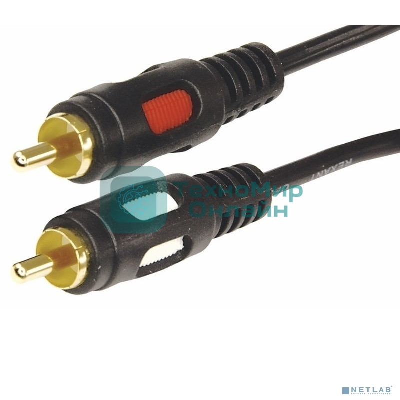 Шнур Rexant (17-0148) 2RCA Plug - 2RCA Plug 10М (GOLD)