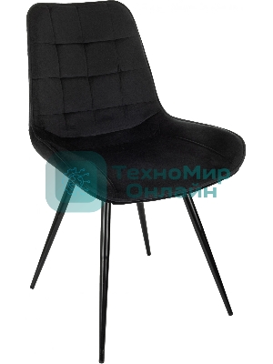 Стул для дома Бюрократ CH-K2_4 комплект 4шт черный Holland 75 металл черный на ножках (CH-K2_1/HL75_4)