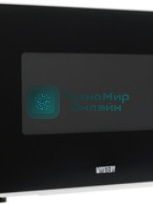 Микроволновая печь Mystery MMW-2032 черный/серебристый, 20 л, 800 Вт, переключатели - поворотный механизм