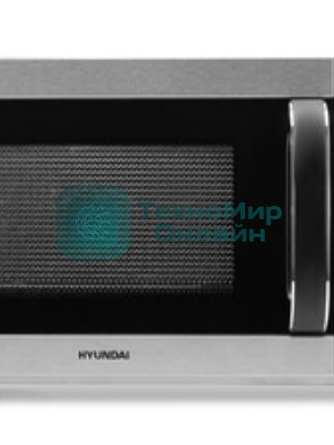 Микроволновая печь Hyundai HYM-M2013 нержавеющая сталь/черный, 20 л, 700 Вт, переключатели - электронный поворотный механизм