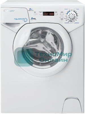 Стиральная машина Candy AQUA 114D2-07 белый, загр.фронтальная, макс.: 4 кг, 1100 об/мин, класс: А