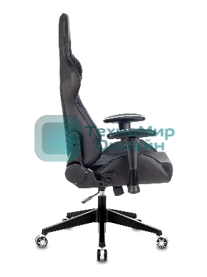 Кресло Бюрократ VIKING 4 AERO BLACK EDITION черный, экокожа, 120 кг, механизм качания