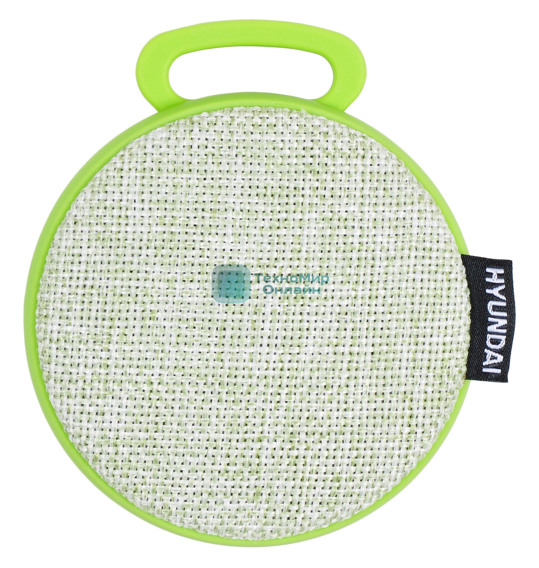 Колонка портативная Hyundai H-PAC130 светло-зеленый 3W 1.0 BT/3.5Jack/USB 10м 300mAh