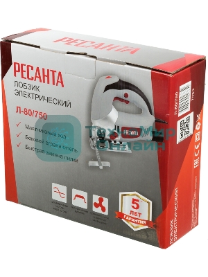 Лобзик электрический Ресанта Л-80/750 750Вт 3000ходов/мин от электросети
