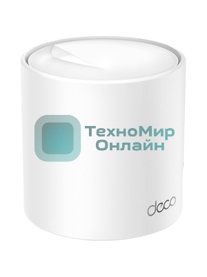 Бесшовный Mesh роутер AX3000 Whole Home Mesh Wi-Fi 6 UnitSPEED: 574 Mbps at 2.4 GHz + 2402 Mbps at 5 GHzSPEC: 2× Internal Antennas, 3× Gigabit Ports (WAN/LAN auto-sensing), 2 Streams and HE160 for 5GHzFEATURE: Deco App, Router/AP Mode, IPv6, IPTV, HomeShield (Parental