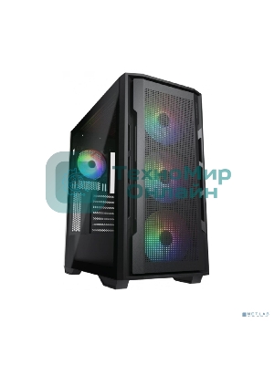 Компьютерный корпус Cougar Uniface X RGB V2 Black, 4x140мм ARGB PWM Fan, ARGB PWM Fan Hub, без БП, E-ATX