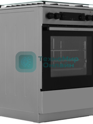 Плита комбинированная Gorenje GKS6C72XF серебристый, конфорок 4 газовых, духовка 71 л, 60 см x 85 см x 60 см