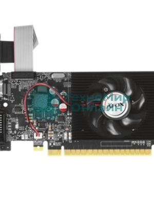Видеокарта AFOX GeForce GT 740 Low Profile 4Gb (AF740-4096D3L3) 128Bit DVI HDMI VGA, Single fan