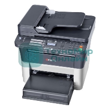 МФУ лазерное Kyocera Ecosys FS-1025MFP (1102M63RU0/1102M63RUV/1102M63RU2/1102M63NX2/1102M63DZ2), A4, ч/б, печ. до 25 стр/мин., скан. до 18 стр/мин. (ч/б) 6 стр/мин. (цвет), 600 x 1800 dpi (печать) 600x600dpi (скан), USB, RJ-45