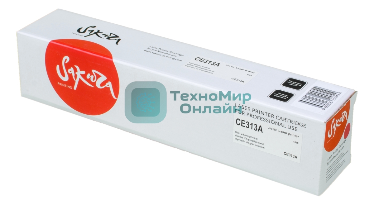Картридж лазерный Sakura CE313A для HP LaserJet Pro CP1025/CP1025NW, пурпурный, 1000 к.