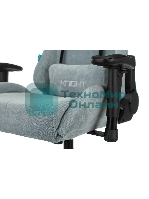Кресло Бюрократ VIKING KNIGHT LT28 FABRIC серо-голубой, ткань, 120 кг, механизм качания