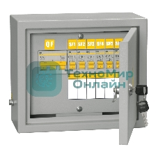 Щит ОЩВ-6/ОЩВ-3-63-6-0 (ВВ63А 6х16А) IP31 IEK MSM10-3N-06-31