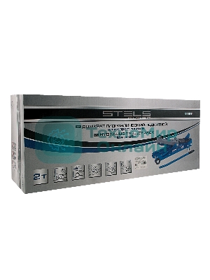 Домкрат Stels 51129 гидравлический подкатной 2 тонны low profile 80-380 мм