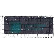 Клавиатура для ноутбука HP 242 G1 черная