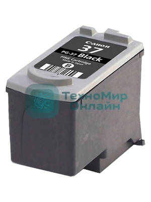 Картридж струйный Canon BJ CRG PG-37 EMB черный (220 стр.) для Canon PIXMA iP2500; MP140; MP190; MP210; MP220; MX300; MX310