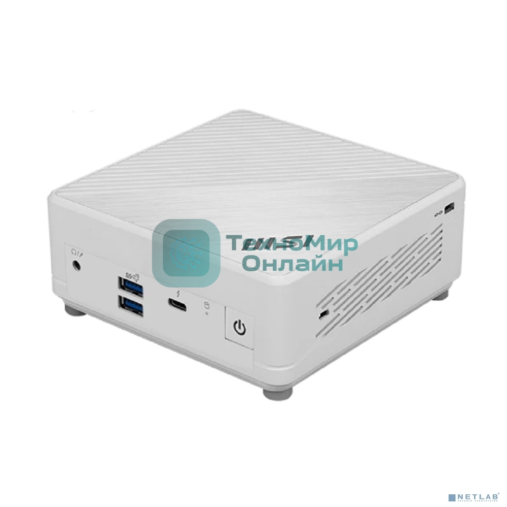Неттоп MSI Cubi 5 1M-465BRU Core 3 100U (1.2) Graphics CR без ОС 2xGbitEth WiFi BT белый (936-B0A822-465)