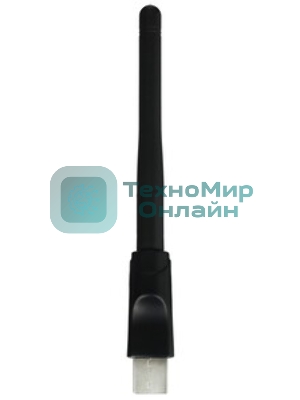 Сетевой адаптер Wi-Fi Gembird WNP-UA-011, 150 Мбит, с антенной, USB, 802.11b/g/n, MT7601