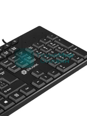 Клавиатура Oklick 125M проводная, USB Type-A, чёрный