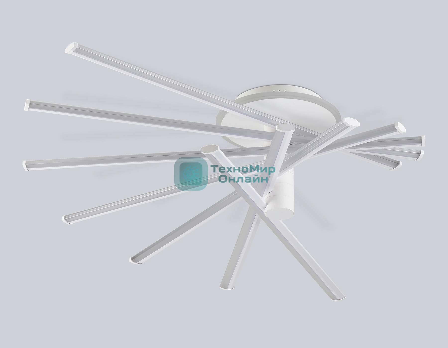 Потолочный светодиодный светильник Ambrella light FL6241 WH белый 135W 3000K-6400K 900*750*230 (ПДУ ИК)