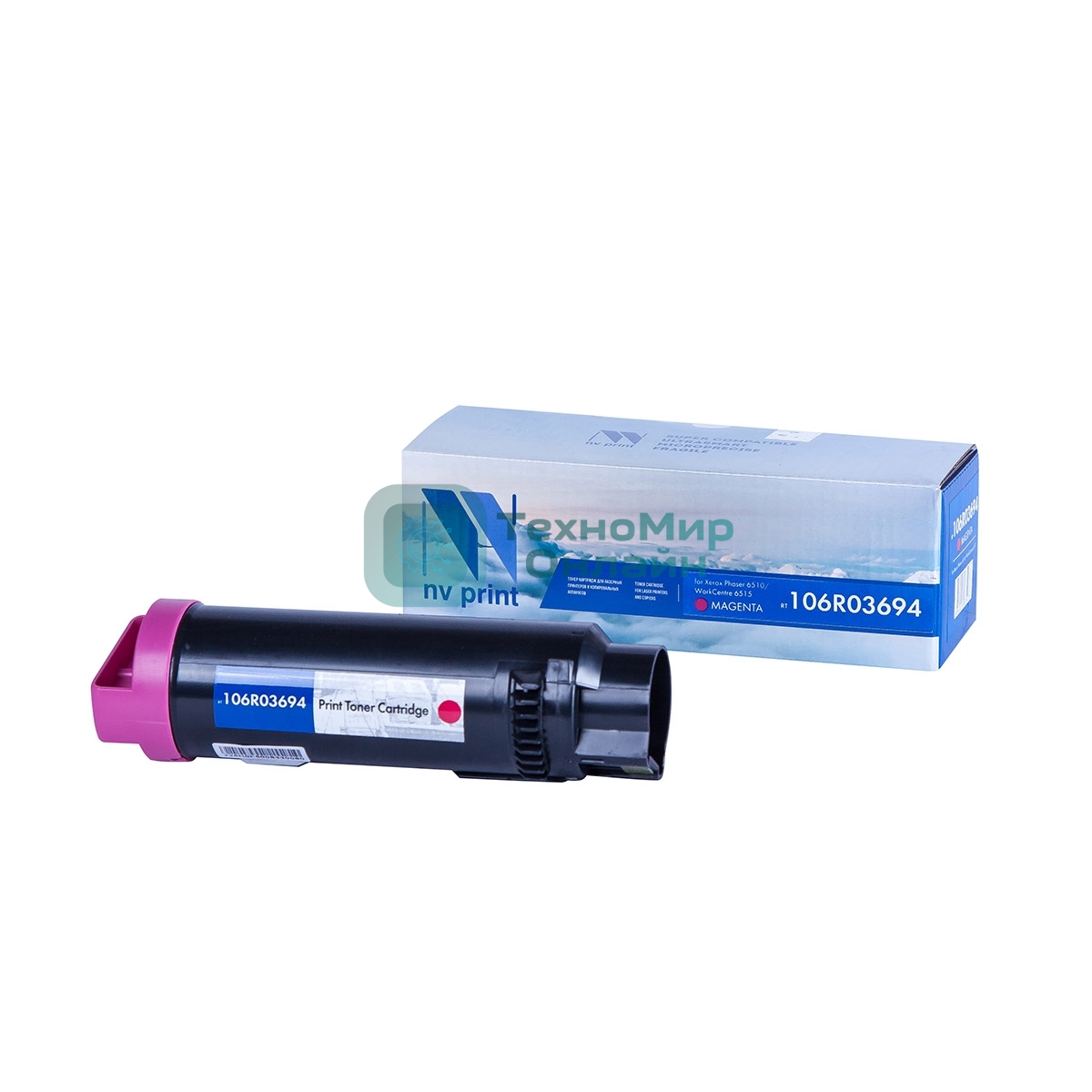 Картридж лазерный NVPrint совместимый NV-106R03694 Magenta для Xerox Phaser 6510/WorkCentre 6515 (4300k)