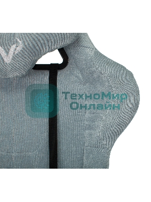 Кресло Бюрократ VIKING KNIGHT LT28 FABRIC серо-голубой, ткань, 120 кг, механизм качания
