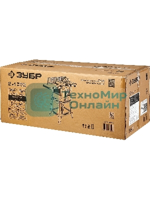 Станок рейсмусно-фуговальный Зубр СРФ-254-1600С 1600 Вт, 9000 об/мин, ширина строгания 254 мм