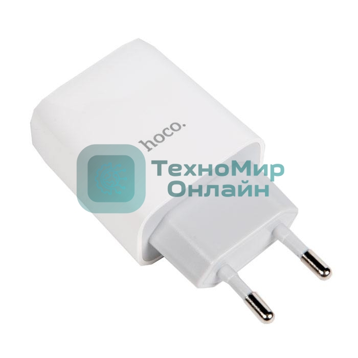 Сетевое зарядное устройство 1 USB/HOCO HC-12899 C72A/Выход: 10.5W/белый